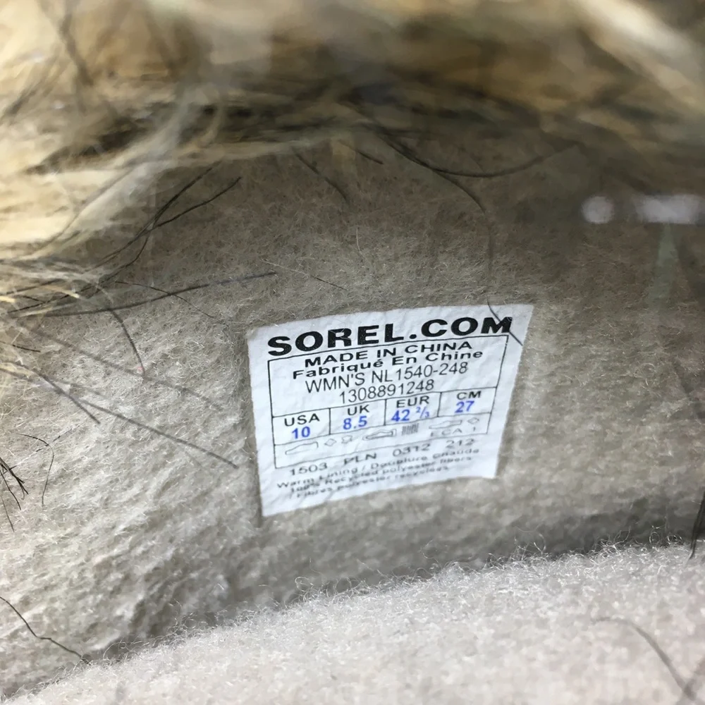 Sorel Joan of Arctic Women's Winter Snow Waterproof Leather Boots NL1540 Size 10